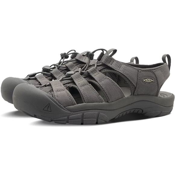 KEEN Men\'s Gray Newport H2 Leather Flats Sandals Size 9.5 main image 10